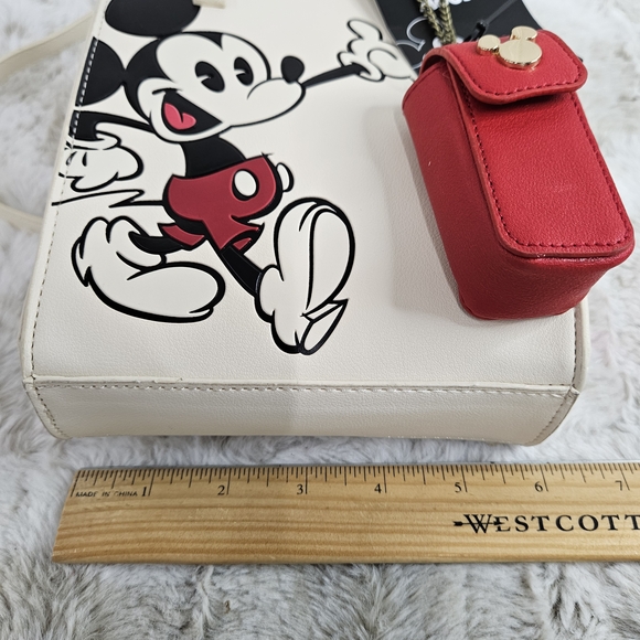 Disney Mickey Mouse Cream and Red Tote Bag - Picture 14 of 16